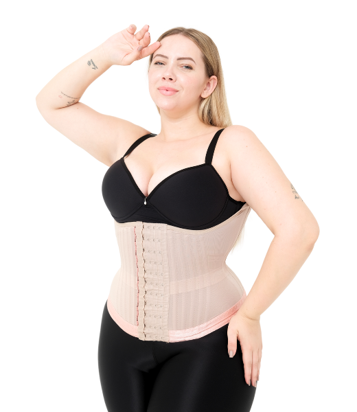 Cinta Corset Sereia Com Ganchos